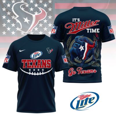 Houston Texans | Premium NFL Miller Lite 3D Shirt