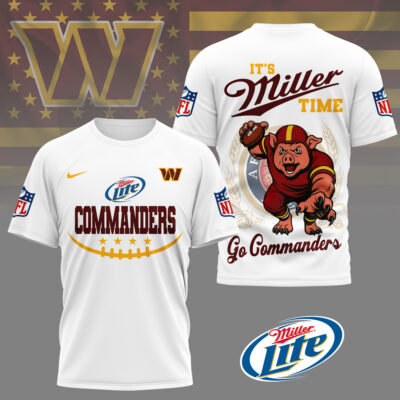 Washington Commanders | Premium NFL Miller Lite 3D Shirt