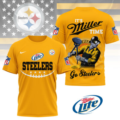 Pittsburgh Steelers | Premium NFL Miller Lite 3D Shirt