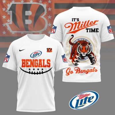 Cincinnati Bengals | Premium NFL Miller Lite 3D Shirt