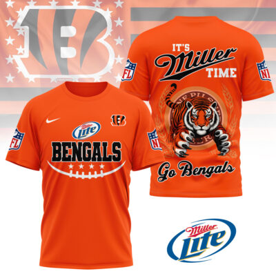 Cincinnati Bengals | Premium NFL Miller Lite 3D Shirt