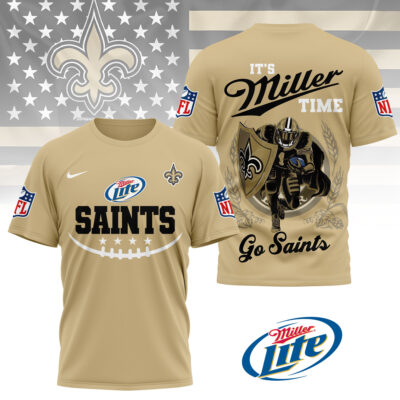 New Orleans Saints | Premium NFL Miller Lite 3D Shirt