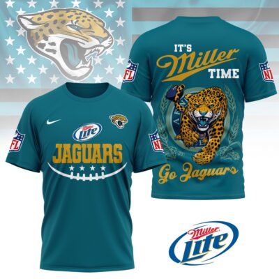 Jacksonville Jaguars | Premium NFL Miller Lite 3D Shirt