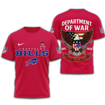 Buffalo Bills | Premium NFL Department Of War 3D Shirt
