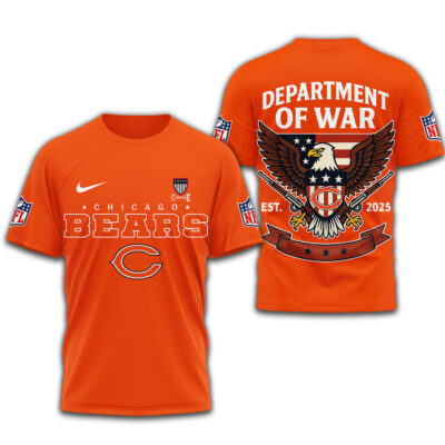 Chicago Bears | Premium NFL Department Of War 3D Shirt