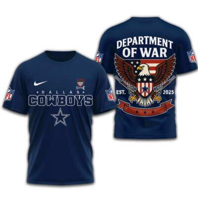 Dallas Cowboys | Premium NFL Department Of War 3D Shirt