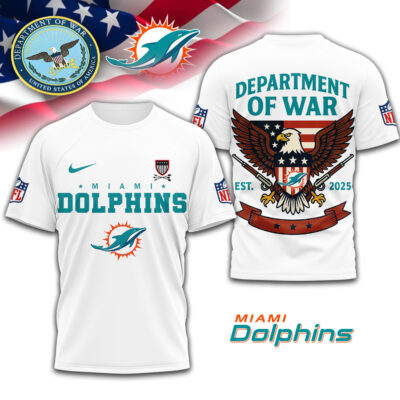 Miami Dolphins | Premium NFL Department Of War 3D Shirt