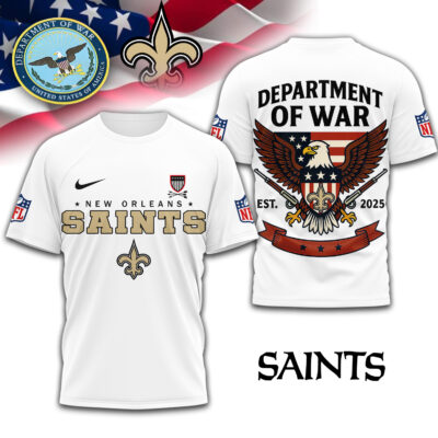 New Orleans Saints | Premium NFL Department Of War 3D Shirt