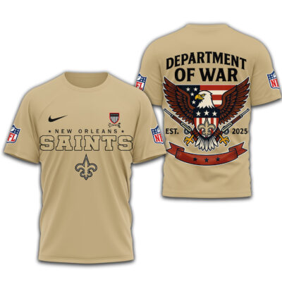 New Orleans Saints | Premium NFL Department Of War 3D Shirt