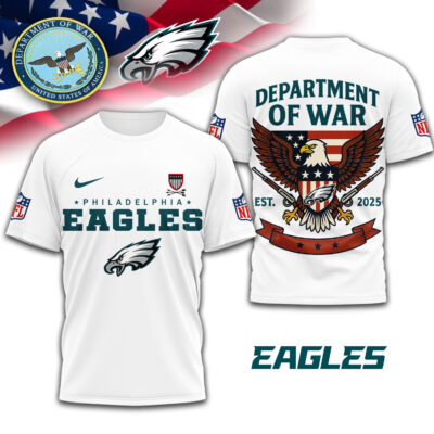 Philadelphia Eagles | Premium NFL Department Of War 3D Shirt
