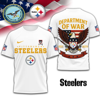 Pittsburgh Steelers | Premium NFL Department Of War 3D Shirt