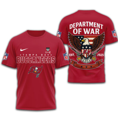 Tampa Bay Buccaneers | Premium NFL Department Of War 3D Shirt