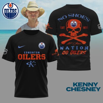 Edmonton Oilers | Premium NHL Kenny Chesney Fan 3D Shirt