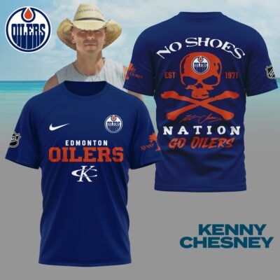 Edmonton Oilers | Premium NHL Kenny Chesney Fan 3D Shirt