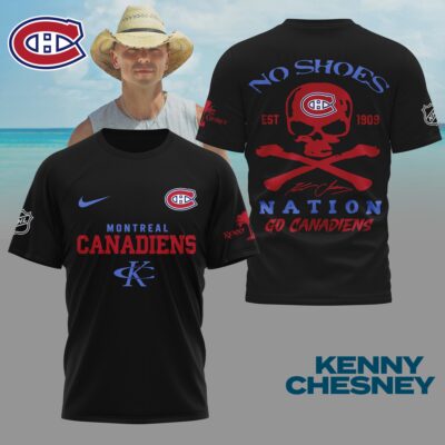 Montreal Canadiens | Premium NHL Kenny Chesney Fan 3D Shirt