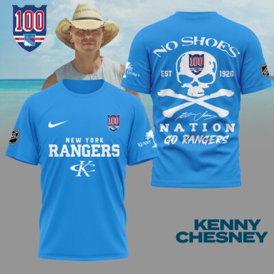 New York Rangers | Premium NHL Kenny Chesney Fan 3D Shirt