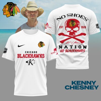 Chicago Blackhawks | Premium NHL Kenny Chesney Fan 3D Shirt