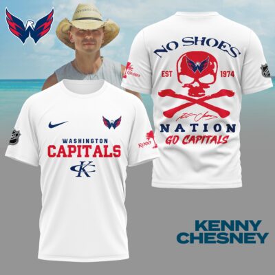 Washington Capitals | Premium NHL Kenny Chesney Fan 3D Shirt