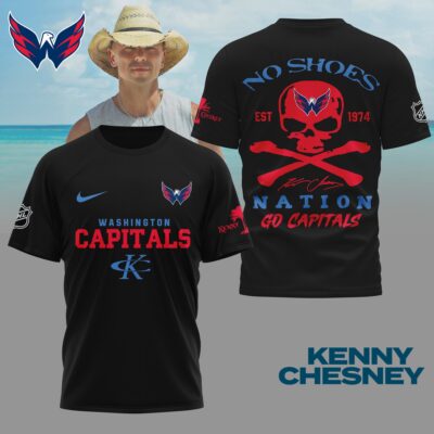 Washington Capitals | Premium NHL Kenny Chesney Fan 3D Shirt
