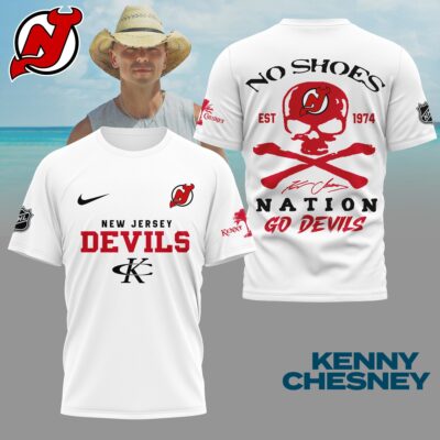 New Jersey Devils | Premium NHL Kenny Chesney Fan 3D Shirt
