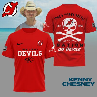 New Jersey Devils | Premium NHL Kenny Chesney Fan 3D Shirt