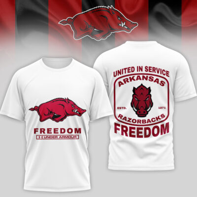 Arkansas Razorbacks | Premium NCAA United In Service 3D Shirt