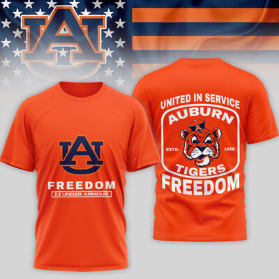 Auburn Tigers | Premium NCAA United In Service 3D Shirt