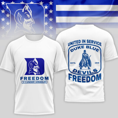 Duke Blue Devils | Premium NCAA United In Service 3D Shirt