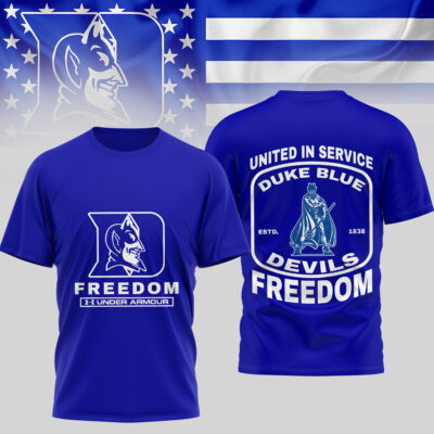 Duke Blue Devils | Premium NCAA United In Service 3D Shirt