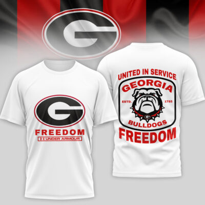 Georgia Bulldogs | Premium NCAA United In Service 3D Shirt