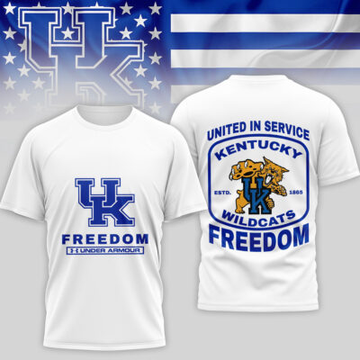 Kentucky Wildcats | Premium NCAA United In Service 3D Shirt