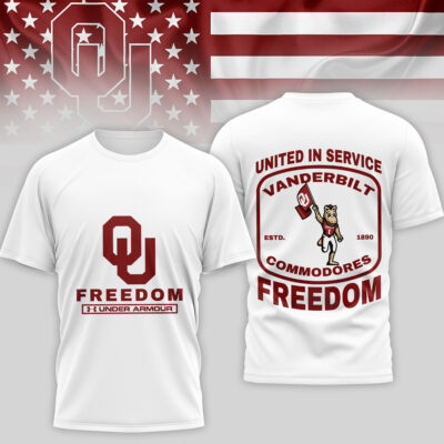 Oklahoma Sooners | Premium NCAA United In Service 3D Shirt