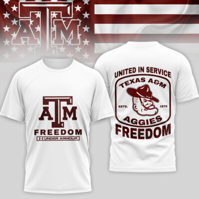 Texas A&M Aggies | Premium NCAA United In Service 3D Shirt