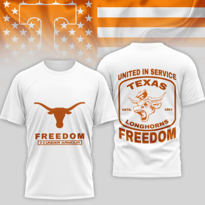 Texas Longhorns | Premium NCAA United In Service 3D Shirt