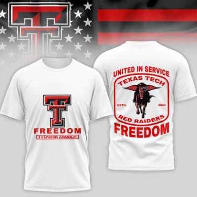 Texas Tech Red Raiders | Premium NCAA United In Service 3D Shirt