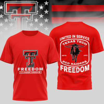 Texas Tech Red Raiders | Premium NCAA United In Service 3D Shirt