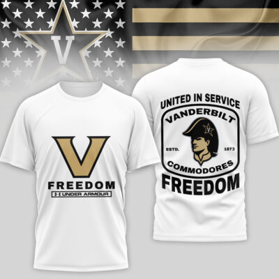 Vanderbilt Commodores | Premium NCAA United In Service 3D Shirt