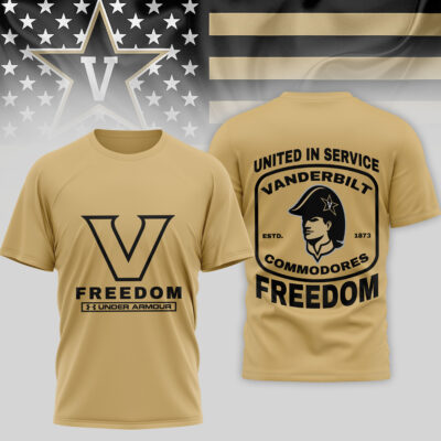 Vanderbilt Commodores | Premium NCAA United In Service 3D Shirt