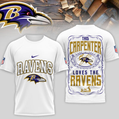 Baltimore Ravens | Premium NFL Carpenter Fan 3D Shirt