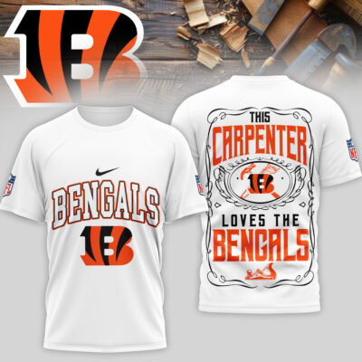 Cincinnati Bengals | Premium NFL Carpenter Fan 3D Shirt