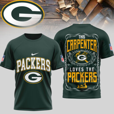 Green Bay Packers | Premium NFL Carpenter Fan 3D Shirt