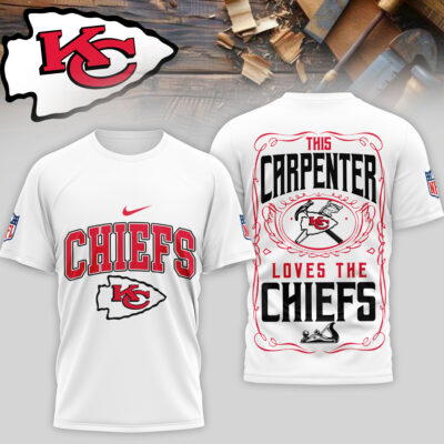 Kansas City Chiefs | Premium NFL Carpenter Fan 3D Shirt