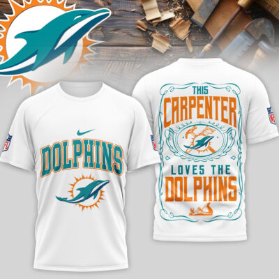 Miami Dolphins | Premium NFL Carpenter Fan 3D Shirt