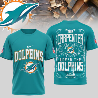 Miami Dolphins | Premium NFL Carpenter Fan 3D Shirt
