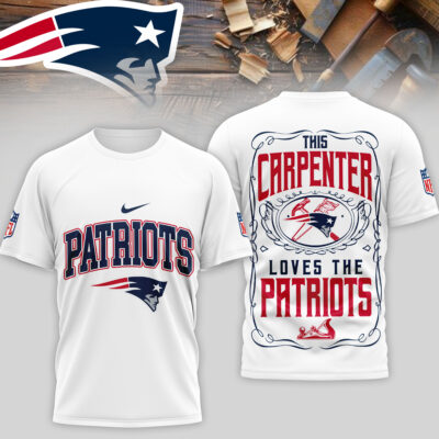 New England Patriots | Premium NFL Carpenter Fan 3D Shirt