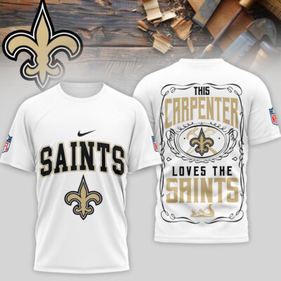 New Orleans Saints | Premium NFL Carpenter Fan 3D Shirt