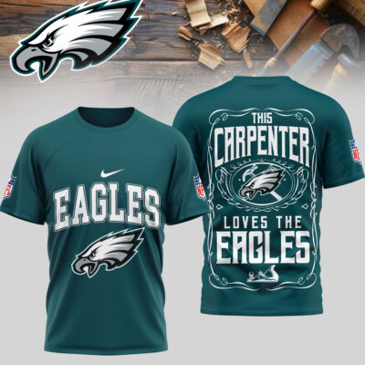 Philadelphia Eagles | Premium NFL Carpenter Fan 3D Shirt