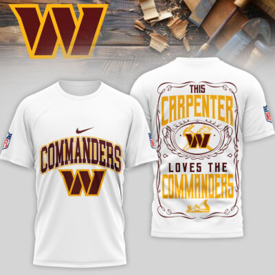 Washington Commanders | Premium NFL Carpenter Fan 3D Shirt