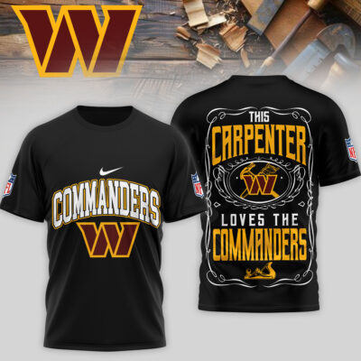 Washington Commanders | Premium NFL Carpenter Fan 3D Shirt