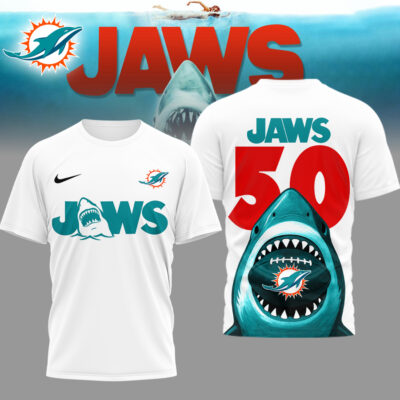 Miami Dolphins | Premium NFL and JAWS Fan 3D Shirt